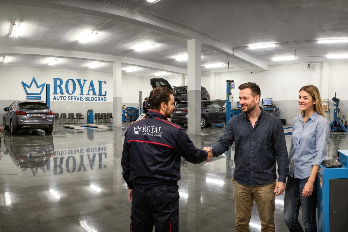 Veliki servis za Mercedes CE300 — Royal Auto Servis Beograd